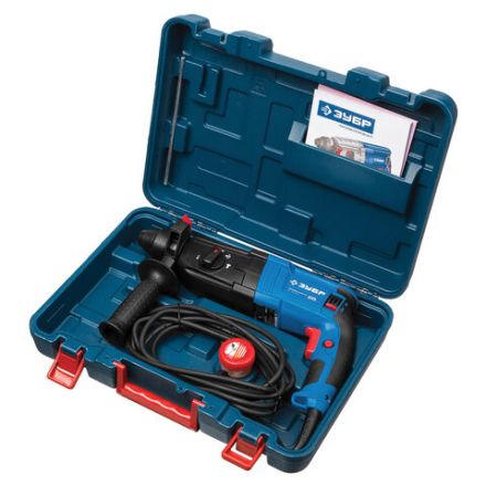 Перфоратор сетевой, 800 Вт, 1200 оборотов/мин, 4800 ударов/мин, патрон SDS+, ЗУБР ЗП-26-800 К Перфоратор сетевой, 800 Вт, 1200 оборотов/мин, 4800 ударов/мин, патрон SDS+, ЗУБР ЗП-26-800 К