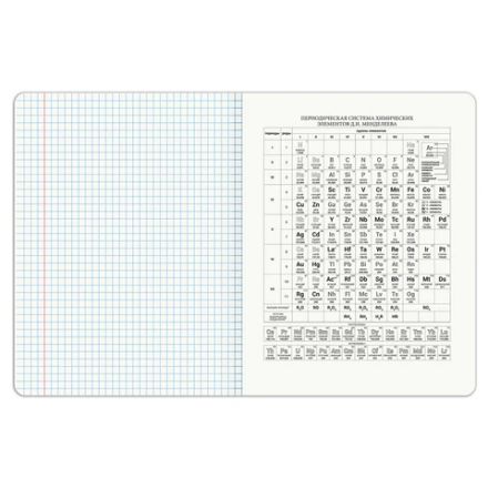 Тетрадь предметная PIGMENT 48 л., глянцевый УФ-лак, ХИМИЯ, клетка, подсказ, BRAUBERG, 404769 Тетрадь предметная PIGMENT 48 л., глянцевый УФ-лак, ХИМИЯ, клетка, подсказ, BRAUBERG, 404769