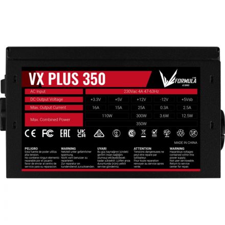 Блок питания Formula ATX 350W AC VX PLUS (20+4pin) 120mm Блок питания Formula ATX 350W AC VX PLUS (20+4pin) 120mm