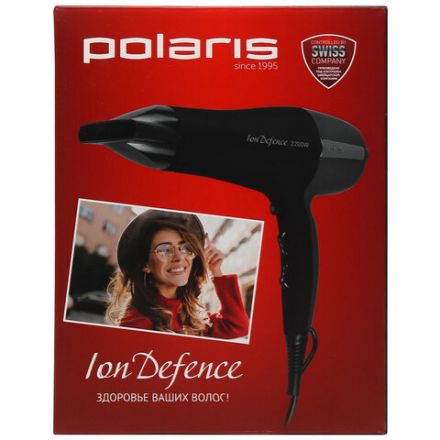 Фен POLARIS PHD 2245Ti, 2200 Вт, 2 скорости, 3 температурных режима, ионизация, серый, 63851 Фен POLARIS PHD 2245Ti, 2200 Вт, 2 скорости, 3 температурных режима, ионизация, серый, 63851