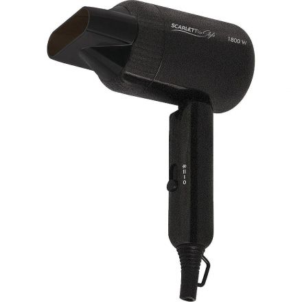 Фен Scarlett SC-HD70IT15 (Складная ручка, 1800 Вт, Антрацит) Фен Scarlett SC-HD70IT15 (Складная ручка, 1800 Вт, Антрацит)