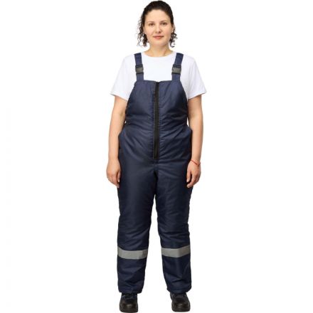 Полукомбинезон рабочий зимний женский з46-ПК синий (р.56-58) 158-164 Полукомбинезон рабочий зимний женский з46-ПК синий (р.56-58) 158-164