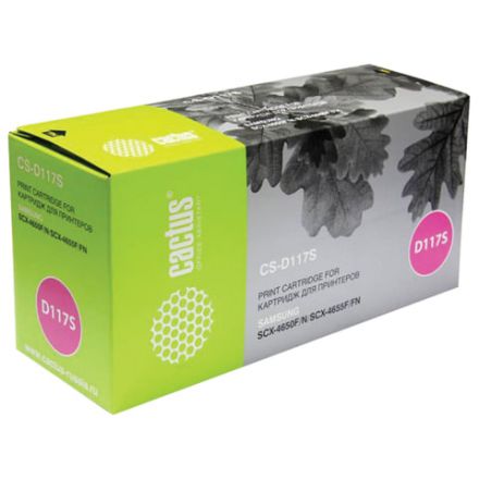 Картридж лазерный CACTUS (CS-D117S) для SAMSUNG SCX-4650N/4655FN, ресурс 2500 стр. Картридж лазерный CACTUS (CS-D117S) для SAMSUNG SCX-4650N/4655FN, ресурс 2500 стр.
