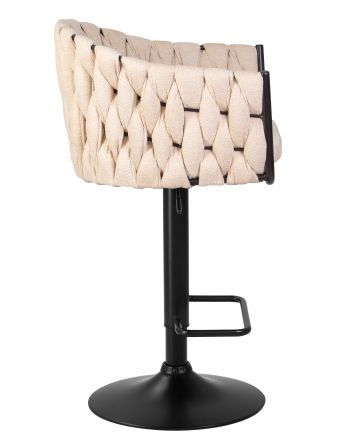 Стул барный DOBRIN LEON, бежевая ткань (LAR 275-1) Стул барный DOBRIN LEON, бежевая ткань (LAR 275-1)