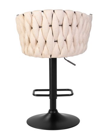 Стул барный DOBRIN LEON, бежевая ткань (LAR 275-1) Стул барный DOBRIN LEON, бежевая ткань (LAR 275-1)