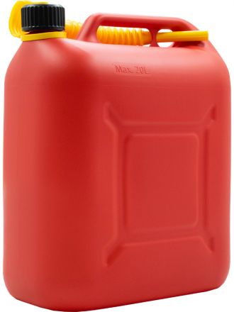 Канистра 20л. для хранения и перевозки топлива,  красный