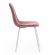 Стул BREEZE (mod. 4724) Велюр/металл , 44 х 53 х 87 см, Coral (коралловый) HLR44 / белый