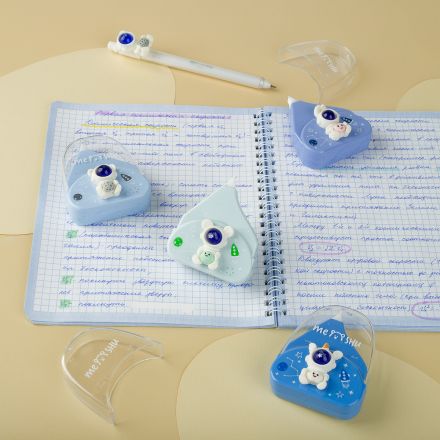 Корректирующая лента MESHU "Astronaut", 5мм*5м, пвх-бокс, европодвес, ассорти Корректирующая лента MESHU "Astronaut", 5мм*5м, пвх-бокс, европодвес, ассорти