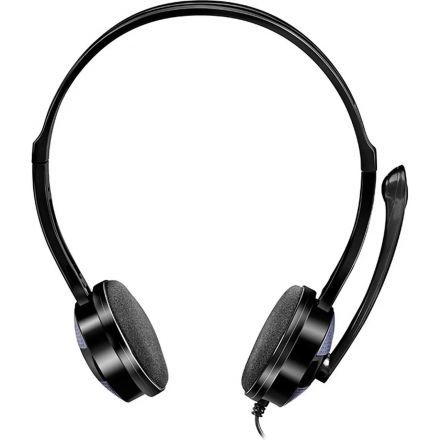 Гарнитура Sven AP-151MV 1.2м черный проводные оголовье (SV-015411)