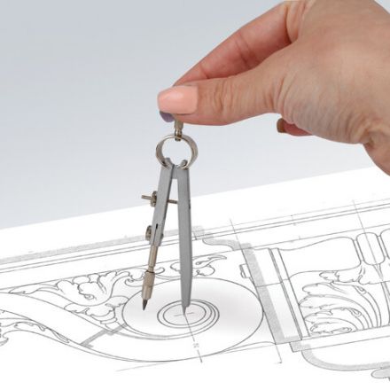 Готовальня BRAUBERG "Klasse", 7 предметов: циркуль+кронциркуль, рейсфедер + держатель, 2 вставки, грифель, 210344 Готовальня BRAUBERG "Klasse", 7 предметов: циркуль+кронциркуль, рейсфедер + держатель, 2 вставки, грифель, 210344