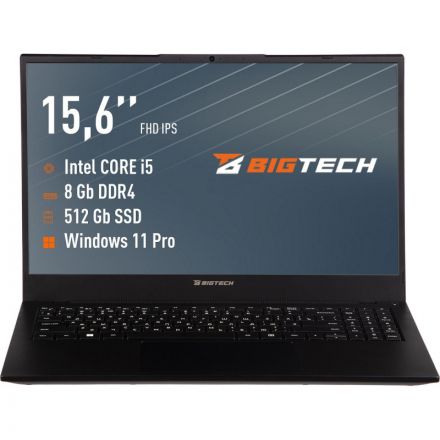 Ноутбук BigTech R157 (R157-I4A9W) i5/8Gb/512Gb SSD/UMA/15/W11P Ноутбук BigTech R157 (R157-I4A9W) i5/8Gb/512Gb SSD/UMA/15/W11P