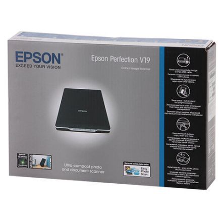 Сканер планшетный EPSON Perfection V19 А4, 10,4 сек, 4800x4800, B11B231401 Сканер планшетный EPSON Perfection V19 А4, 10,4 сек, 4800x4800, B11B231401