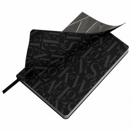 Ежедневник недатированный А5 (138х213 мм), BRAUBERG VISTA, под кожу, гибкий, фольга, 136 л., "Black", 112036 Ежедневник недатированный А5 (138х213 мм), BRAUBERG VISTA, под кожу, гибкий, фольга, 136 л., "Black", 112036