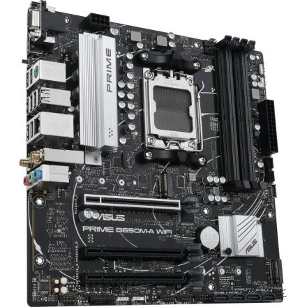 Материнская плата ASUS PRIME B650M-A WIFI, AM5, B650, 4xDDR5, mATX