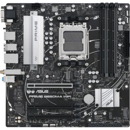 Материнская плата ASUS PRIME B650M-A WIFI, AM5, B650, 4xDDR5, mATX