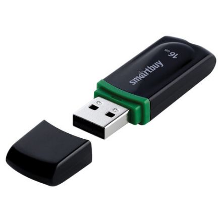 Флеш-диск 16 GB, SMARTBUY Paean, USB 2.0, черный, SB16GBPN-K Флеш-диск 16 GB, SMARTBUY Paean, USB 2.0, черный, SB16GBPN-K