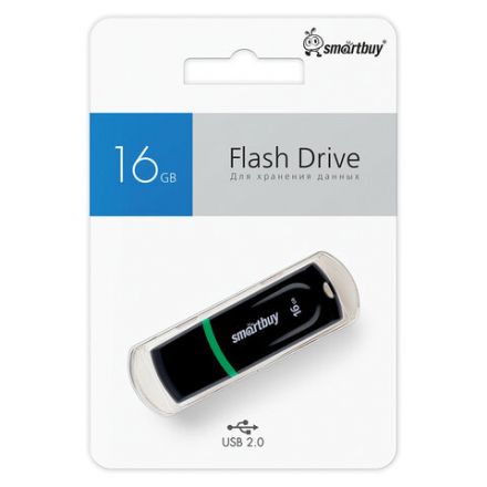 Флеш-диск 16 GB, SMARTBUY Paean, USB 2.0, черный, SB16GBPN-K Флеш-диск 16 GB, SMARTBUY Paean, USB 2.0, черный, SB16GBPN-K