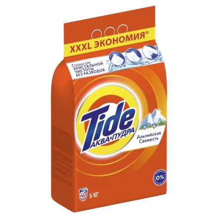 Порошок стиральный автомат Tide 6 кг (отдушки в ассортименте) Порошок стиральный автомат Tide 6 кг (отдушки в ассортименте)