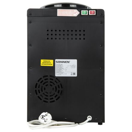 Кулер для воды SONNEN TSE-02BP, настольный, НАГРЕВ/ОХЛАЖДЕНИЕ ЭЛЕКТРОННОЕ, 2 крана, черный/бежевый, 455621 Кулер для воды SONNEN TSE-02BP, настольный, НАГРЕВ/ОХЛАЖДЕНИЕ ЭЛЕКТРОННОЕ, 2 крана, черный/бежевый, 455621