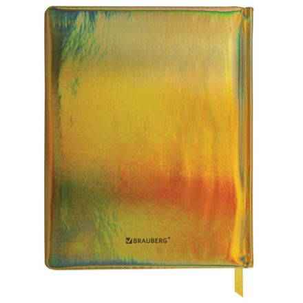 Дневник 1-11 класс 48 л., кожзам (твердая с поролоном), фольга, BRAUBERG HOLIDAY, "Музыка", 106914