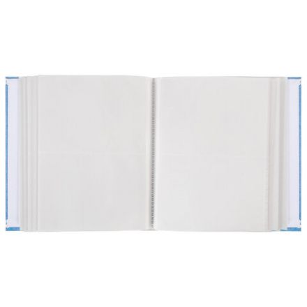 Фотоальбом BRAUBERG "Baby shoes" на 200 фото 10х15 см, твердая обложка, термосклейка, голубой, 39114, 391147