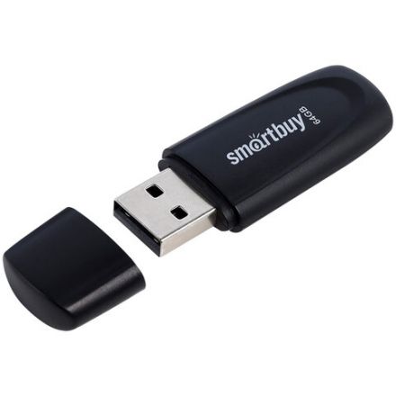 Флеш-диск 64 GB SMARTBUY Scout, USB 2.0, черный, SB064GB2SCK Флеш-диск 64 GB SMARTBUY Scout, USB 2.0, черный, SB064GB2SCK