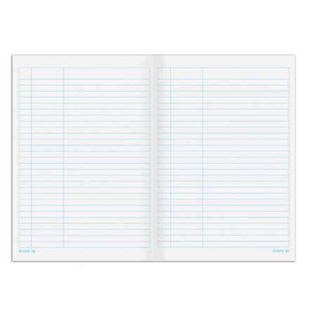 Книга учета 48 л., пустографка, обложка из мелованного картона, блок офсет, А4 200х290 мм, STAFF, 130212