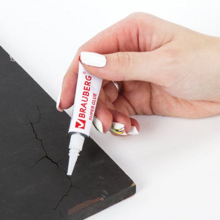 Клей моментальный (суперклей) BRAUBERG, 3 г, ПРОЧНЫЙ, отрывная мультикарта, 605566 Клей моментальный (суперклей) BRAUBERG, 3 г, ПРОЧНЫЙ, отрывная мультикарта, 605566