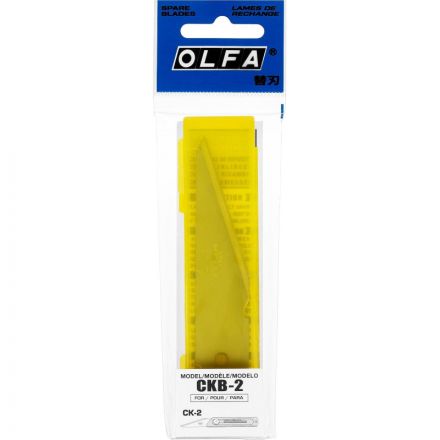 Лезвие OLFA 105х20х1,2мм из нержавеющей стали для OL-CK-2 2шт/уп (OL-CKB-2)