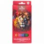 Карандаши цветные KOH-I-NOOR "RED LION" 12 цветов, шестигранные, 2,8 мм, натуральное дерево, 3552/12, 3552012063KS Карандаши цветные KOH-I-NOOR "RED LION" 12 цветов, шестигранные, 2,8 мм, натуральное дерево, 3552/12, 3552012063KS