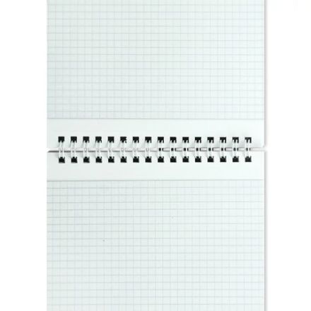 Блокнот А5 146х205 мм, 80 л., гребень, мелованная картонная обложка, клетка, ОФИСМАГ, 3 вида, 123021