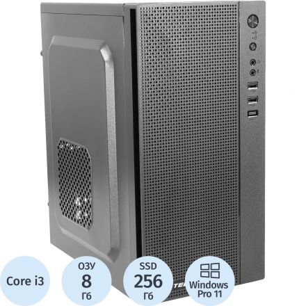 Системный блок BigTech PC (S3012)i3-13100/H610/8GB/256GB/W11P Системный блок BigTech PC (S3012)i3-13100/H610/8GB/256GB/W11P