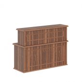 Стойка рецепция RMS 160 Орех Даллас 1600х600х1200 RAUT Стойка рецепция RMS 160 Орех Даллас 1600х600х1200 RAUT