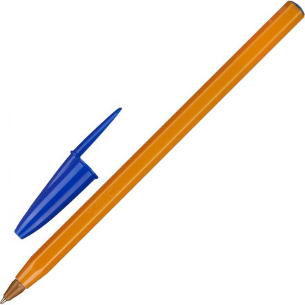 Ручка шариковая одноразовая BIC Orange синяя (толщина линии 0.35 мм)