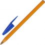 Ручка шариковая одноразовая BIC Orange синяя (толщина линии 0.35 мм)