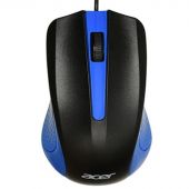 Мышь компьютерная Acer OMW011, черный/синий Мышь компьютерная Acer OMW011, черный/синий