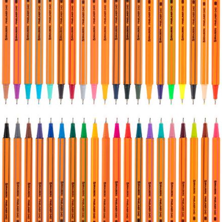 Ручки капиллярные (линеры) 40 ЦВЕТОВ, BRAUBERG "FINE 040", шестигранные, линия 0,4 мм, 144146 Ручки капиллярные (линеры) 40 ЦВЕТОВ, BRAUBERG "FINE 040", шестигранные, линия 0,4 мм, 144146