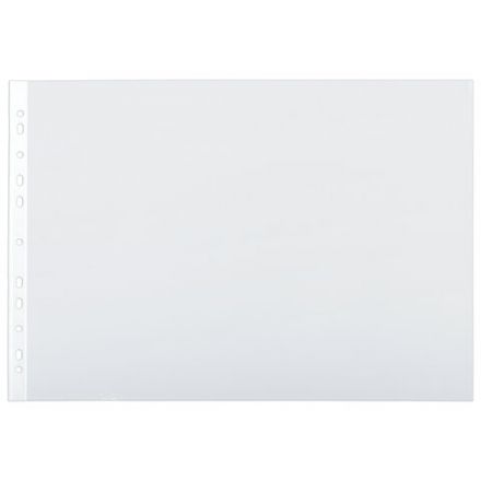 Папки-файлы БОЛЬШОГО ФОРМАТА (297х420 мм), А3, ГОРИЗОНТАЛЬНЫЕ, КОМПЛЕКТ 50 шт., 45 мкм, BRAUBERG, 221715