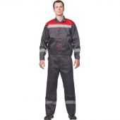 Костюм рабочий летний муж. Л20-КБР сер/красн (р.68-70) 170-176 (Арсенал-СП)