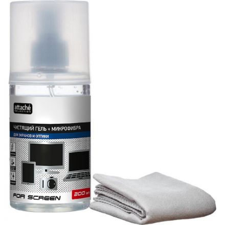 Гель Promega office For Screen для мониторов и оптики, 200 мл + салфетка Гель Promega office For Screen для мониторов и оптики, 200 мл + салфетка