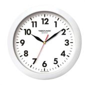 Часы настенные TROYKATIME (TROYKA) 11110118, круг, белые, белая рамка, 29х29х3,5 см