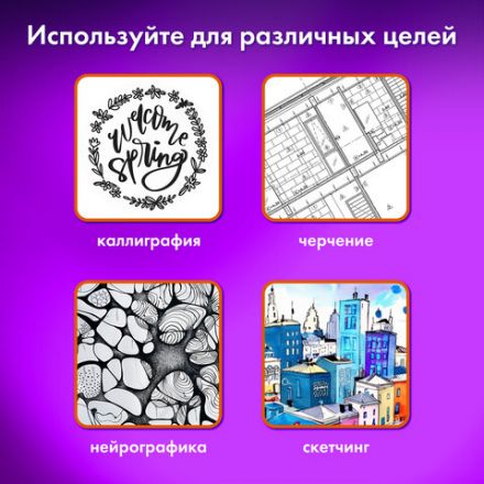 Капиллярные ручки линеры для рисования 3 шт., черные, 0,3/0,4/0,8 мм, BRAUBERG ART DEBUT, 143939 Капиллярные ручки линеры для рисования 3 шт., черные, 0,3/0,4/0,8 мм, BRAUBERG ART DEBUT, 143939