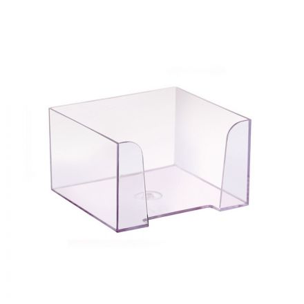 Бокс для бумаги прозрачный 90х90х50 мм Бокс для бумаги прозрачный 90х90х50 мм