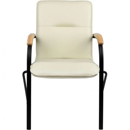 Конференц-кресло 0MX_UA_EChair SAMBA Black к/з беж./бук (V-18 1.007) Конференц-кресло 0MX_UA_EChair SAMBA Black к/з беж./бук (V-18 1.007)