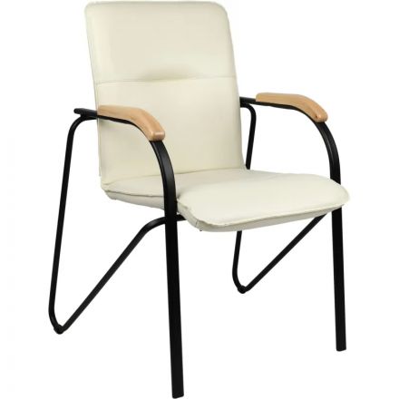 Конференц-кресло 0MX_UA_EChair SAMBA Black к/з беж./бук (V-18 1.007) Конференц-кресло 0MX_UA_EChair SAMBA Black к/з беж./бук (V-18 1.007)