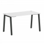 Home Office Стол письменный VR.SP-3-138.A Белый бриллиант/Антрацит металл 1380*720*750