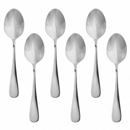 Ложки чайные 13,5 см, STANDARD, КОМПЛЕКТ 6 шт., полированная нержавеющая сталь, серебристые DASWERK (ДАСВЕРК), 609075 Ложки чайные 13,5 см, STANDARD, КОМПЛЕКТ 6 шт., полированная нержавеющая сталь, серебристые DASWERK (ДАСВЕРК), 609075