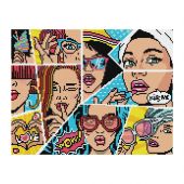 Алмазная мозаика ТРИ СОВЫ "Wow. Comics", 30*40см, холст, картонная коробка с пластиковой ручкой Алмазная мозаика ТРИ СОВЫ "Wow. Comics", 30*40см, холст, картонная коробка с пластиковой ручкой