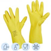 Перчатки Manipula Specialist Форсаж L-F-14 из латекса желтые (размер 9-9.5, L) Перчатки Manipula Specialist Форсаж L-F-14 из латекса желтые (размер 9-9.5, L)