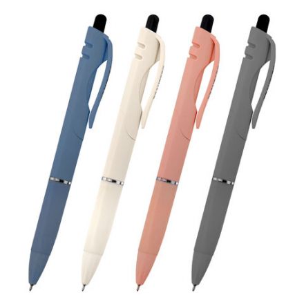 Ручки шариковые автоматические с грипом BRAUBERG "MORANDI COLOR", СИНИЕ, НАБОР 4 ШТ., пишущий узел 0,5 мм, линия письма 0,3 мм, 144495 Ручки шариковые автоматические с грипом BRAUBERG "MORANDI COLOR", СИНИЕ, НАБОР 4 ШТ., пишущий узел 0,5 мм, линия письма 0,3 мм, 144495